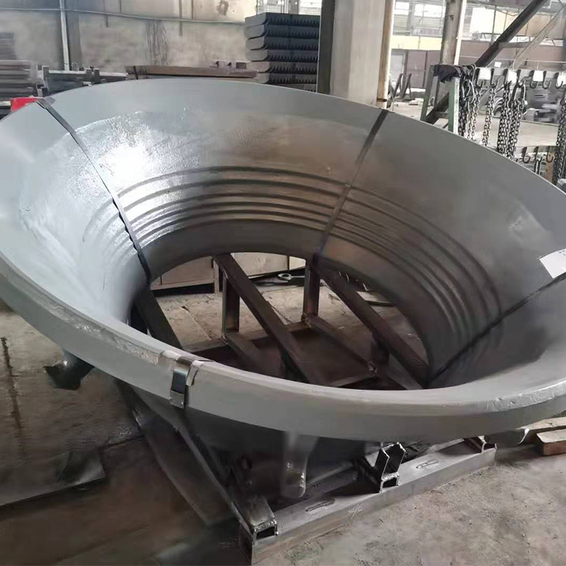 Symons 7ft \/ Uralmash КСД2200Bowl ​​Liner och Mantle Mn18Cr2 till Ryssland